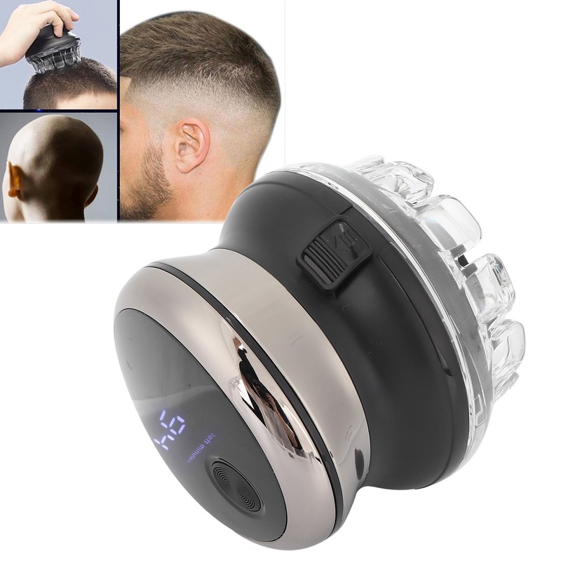 Steel Waterproof Electric Head Hair Shaver Rechargeable High Precision Hair