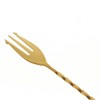 Barfly Fork Bar Spoon, End 12 3/8" (31.5 cm), Gold