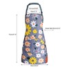 IHFAIO IHFAIO Apron for Women with Pockets, Adjustable Waterproof Floral