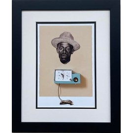 Whitfield Lovell "Kin XXXV - Glory in the Flower 2011" Custom Framed Black Art