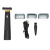 Unisex Electric Trimmer T Shaped Washable Cutter Head 3 Guide
