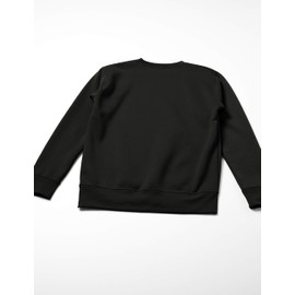 Glimmer 00346-AFC Men's Dry Fleece-Lined Sweatshirt, 10.0 oz, black (black 19-3911tcx), L