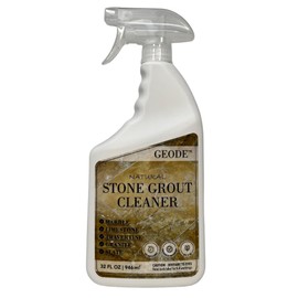 Natural Stone Grout Cleaner, Safe for Marble, Travertine, Limestone, Tile Spray on Grout Cleaner. (32 oz.)