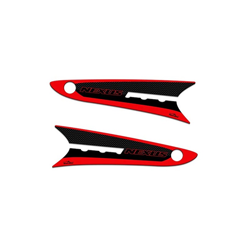 Sticker 3D Protective Feet Running Board Compatible with Gilera Nexus