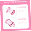 Gadpiparty 2sets Miniature Baby Bottle Toys Acrylic Baby Bottle Model