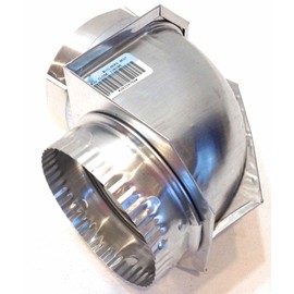 BuilderS Best Inc. 110108 4 Inch Dryer Vent Close Clearance Elbow
