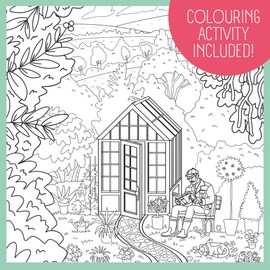 Jumbo Peace by Piece - Pieceful Mind - Take time for You, Take Time for You - 7 Days 7 Jigsaw Puzzle with 54 Pieces Each Colouring Picture Including Colouring Picture for Adults