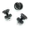 VVO Fasteners- Schwarz Kunststoff-Clips. Hintere Türverkleidung. Kompatibel mit einigen Volvo