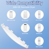 GUD27ESSMWW Dryer Door Handle Replacement for GE, Kenmore Clothes Laundry
