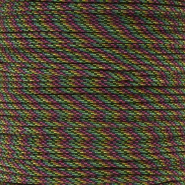 PARACORD PLANET Paracord with WindIt Wizard – 100 Foot Paracord with Black Winding Tool – Various Uses and Features (Disco Nights)