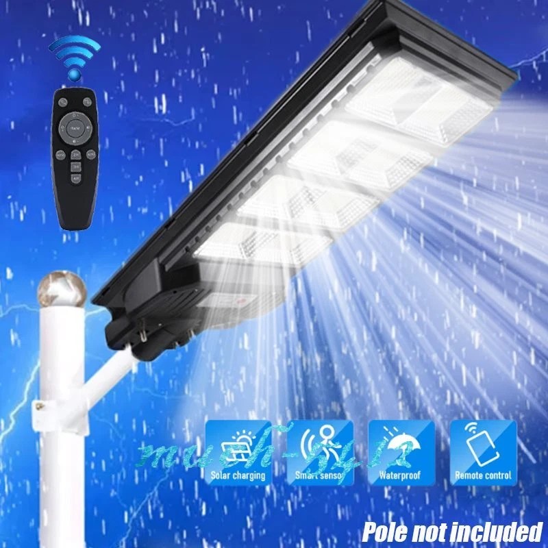 MUCH 120000lm Commercial Solar Street Lights LED Outdoor Dusk Dawn