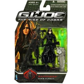 Hasbro G.I. Joe Movie The Rise of Cobra 3 3/4 Inch Action Figure Baroness (Paris Pursuit)
