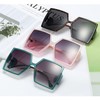 Auxbar Big Square Sunglasses for Women Fashion Oversized Plastic Frame