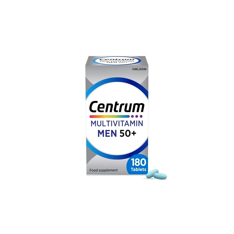 Centrum Men 50+ Multivitamins & Mineral Supplements, 23 Essential nutrients