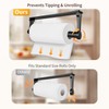 Magnetic & Adhesive Paper Towel Holder for Refrigerator Side, No