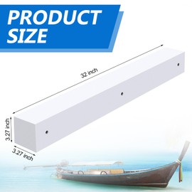 Pangda Summer Foam Dock Bumpers Dock Cushions Guard Marine Dock Bumper Pads Boat Dock Edging Accessories Boat Bumpers for Docking (32 Inch)