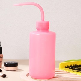 TEHAUX 2piezas Botellas Limpiadoras De Pestañas Plástico Flexible Color Rosa Para Maquillaje y Limpieza De Rímel