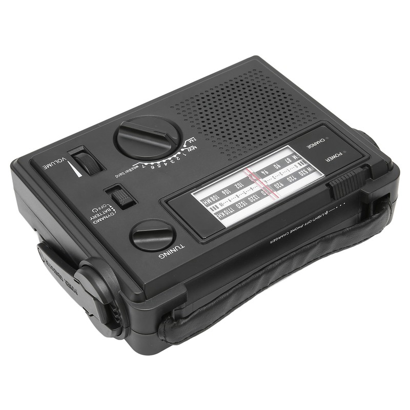Crank Radio Portable FM AM WB Band Multi Powered Emergency