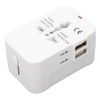 Multifunctional Power Converter with USB Ports Universal Adapter Socket 100‑240VAC