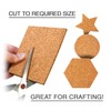 VViViD Adhesive Backed 4 Inch Square 0.08 Inch Thick Cork