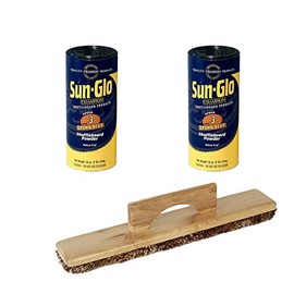 Twin Pack of Sun-Glo #3 Speed Shuffleboard Powder Wax with an Option to Bundle with a Sun-Glo Shuffleboard Sweep