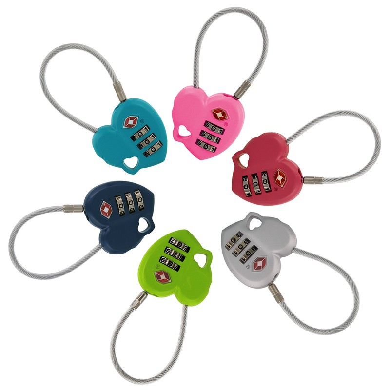 MoDA Travel Easy to Use- TSA Recognized Resettable Combination Lock