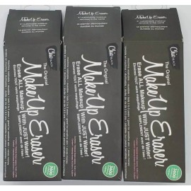MakeUp Eraser 3PK The Original Makeup Eraser ~ Chic Black ~ Reusable ~ Equal to 3600 Wipes EA