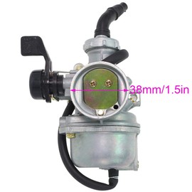PZ22 Carburetor for 110cc 125cc Dirt Bikes Pit Bike Monkey Scooter ATV Quad Go Karts 22mm Carb with Air Filter Spark Plug by TOPEMAI