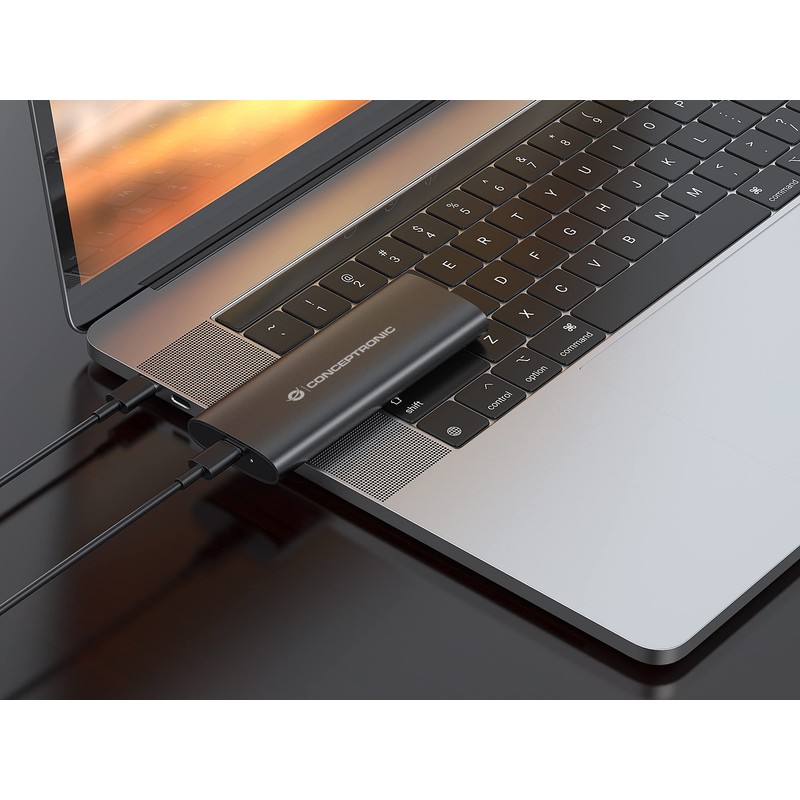 CONCEPTRONIC DANTE04B M.2 SATA/NVMe SSD Enclosure USB-C 3.2 Gen 2