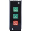 PBS 3 Commercial Garage Door Opener 3 Button Wall Mount Control Station Entrance Open/Close/Stop Momentary Contact