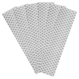 HARFINGTON 20 Rolls Reflective Tape 1.18" x 4.72" High Visibility Reflective Adhesive Stickers Outdoor Waterproof for Trailer Trucks Bike Car Motorcycle Helmet Mailbox, White