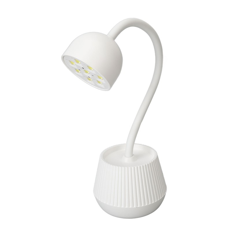 Lotus Shape Nail Lamp 360 Degree Rotatable Infrared Induction Gooseneck