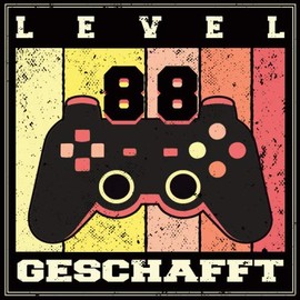 Level 88 Geschafft: Cooles Geschenk zum Geburtstag für alle Zocker und Spieler Geburtstagsparty Gästebuch Männer Frauen Eintragen von Wünschen und Sprüchen lustig 108 Seiten / Level Geschafft