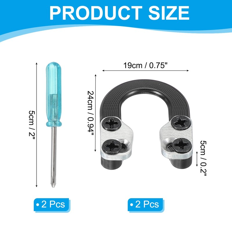 PATIKIL Archery D Loop, 2 Set Compound Bow Metal U