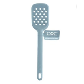 Cook With Color 4 Silicone Slotted Turners 12” Kitchen Tools Set Durable Up To 400°F Safe Blue