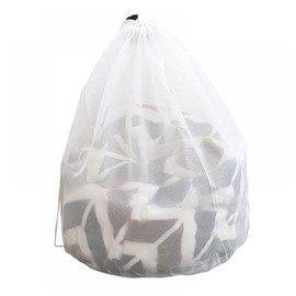 Small Mesh Laundry Bag with Drawstring, Washing Bag Net for Washing Machine, Washing Bags for Travel, Delicates, College Dorm (40x50cm (Small Mesh))