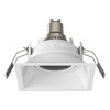Astro Minima Slimline Square Adjustable Fire-Rated Indoor Downlight (Matt White),