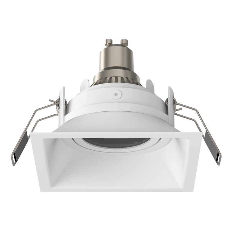 Astro Minima Slimline Square Adjustable Fire-Rated Indoor Downlight (Matt White),