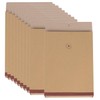 10Pcs A4 Large Kraft File Folder Foolscap Brown Gussetted Envelope