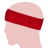 Simple Solid Color Stretch Headband - Red (1 Pc)