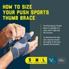 Push Sports Thumb Brace - Stabilizes Skier's Thumb, Optimizes Function