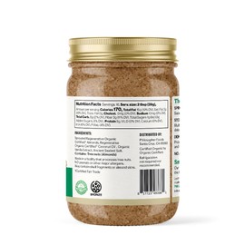 Philosopher Foods Crunchy Alchemy Sprouted Almond Nut Butter, 16 oz. – Thick Organic Butter, Natural Sweetness, Stone Ground Almonds, Keto Snack, Vegan Butter, Paleo & Small Batch