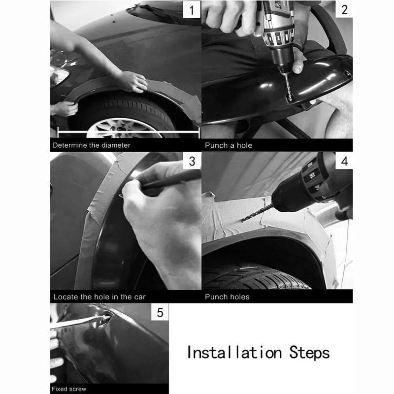 KEEPDSGN For Ford Explorer Sport Trac 4.5" Fender Flares Arches