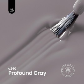 Beetles Gray Gel Nail Polish Winter Color Neutral Light Pastel Solid Grey 15 ml Soak Off LED UV Lamp DIY Manicure Decoration Nail Art Design Salon at Home Gift for Women Girls