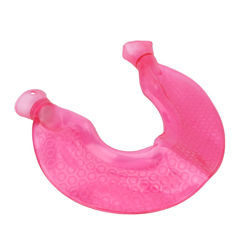 1400ml Hot Water Bottle U Shaped Reduce Pain Transparent Hot