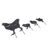 4Pcs Hen Chicken Silhouette Hollow Stake Design Cute Hen Chicken