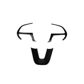 Hoolcar Center Console Interior Steering Wheel Cover Trim Fit for Dodge Challenger & Charger 2015-2025, for Dodge Durango 2015-2025, Black