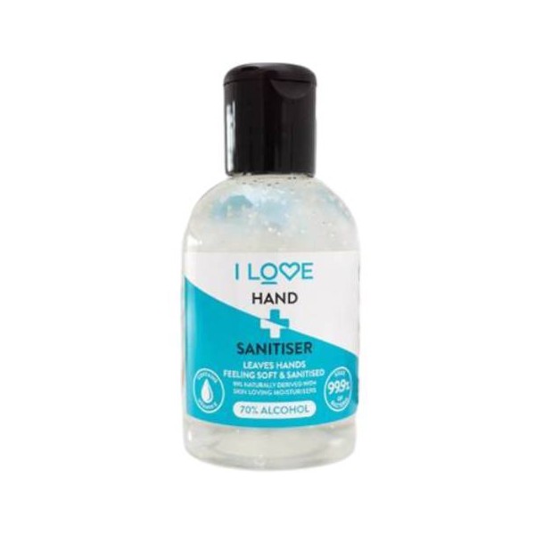 I Love Cosmetics Hand Sanitiser 70%, 100ml