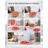 CripsTaste Watermelon Fork Cutter Slicer Tool, 2-in-1 Stainless Steel Fruit