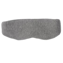 LALAFINA 1pc Memory Eye Mask for Comfortable Sleep Light Blocking Eye Cover for Travel and Naps Grey Shade for Relaxation and Sleep